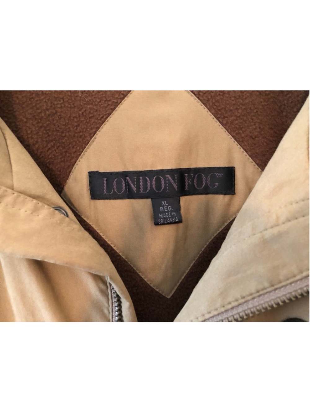 London Fog Utility Barn Jacket Gorpcore Field Coat Workwear Soft Suede Feel XL - Picture 6 of 12